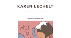 Desktop Screenshot of karenlechelt.com